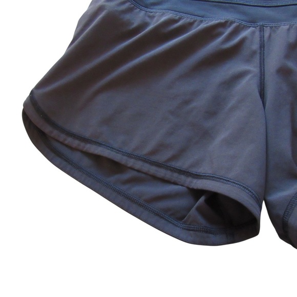 Lululemon Womens Black Athletic Shorts 6 Stretch Built In Lining Sweat Wicking - Picture 5 of 10